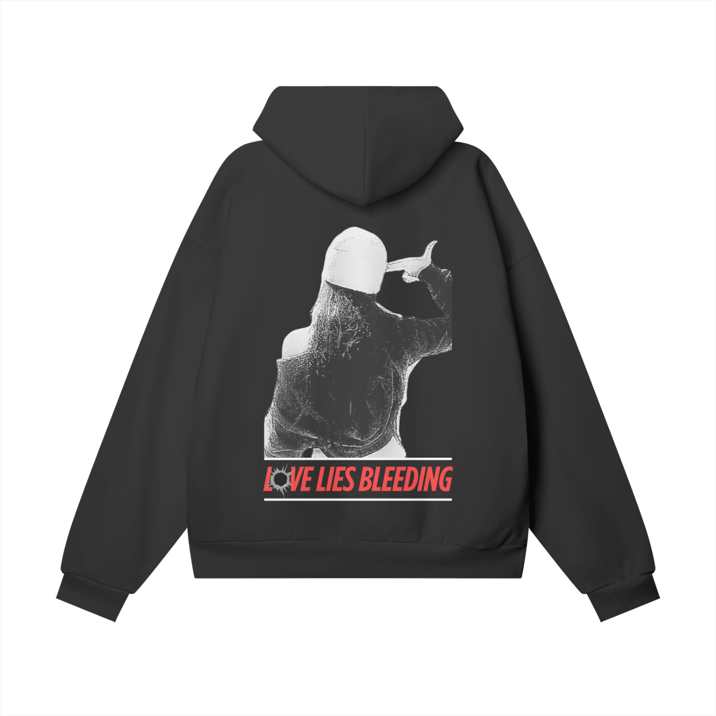 Love. Lies. Bleeding. Movie Aesthetic // Unisex Oversize Heavyweight Hidden Pocket Fleece Hoodie - 460 GSM