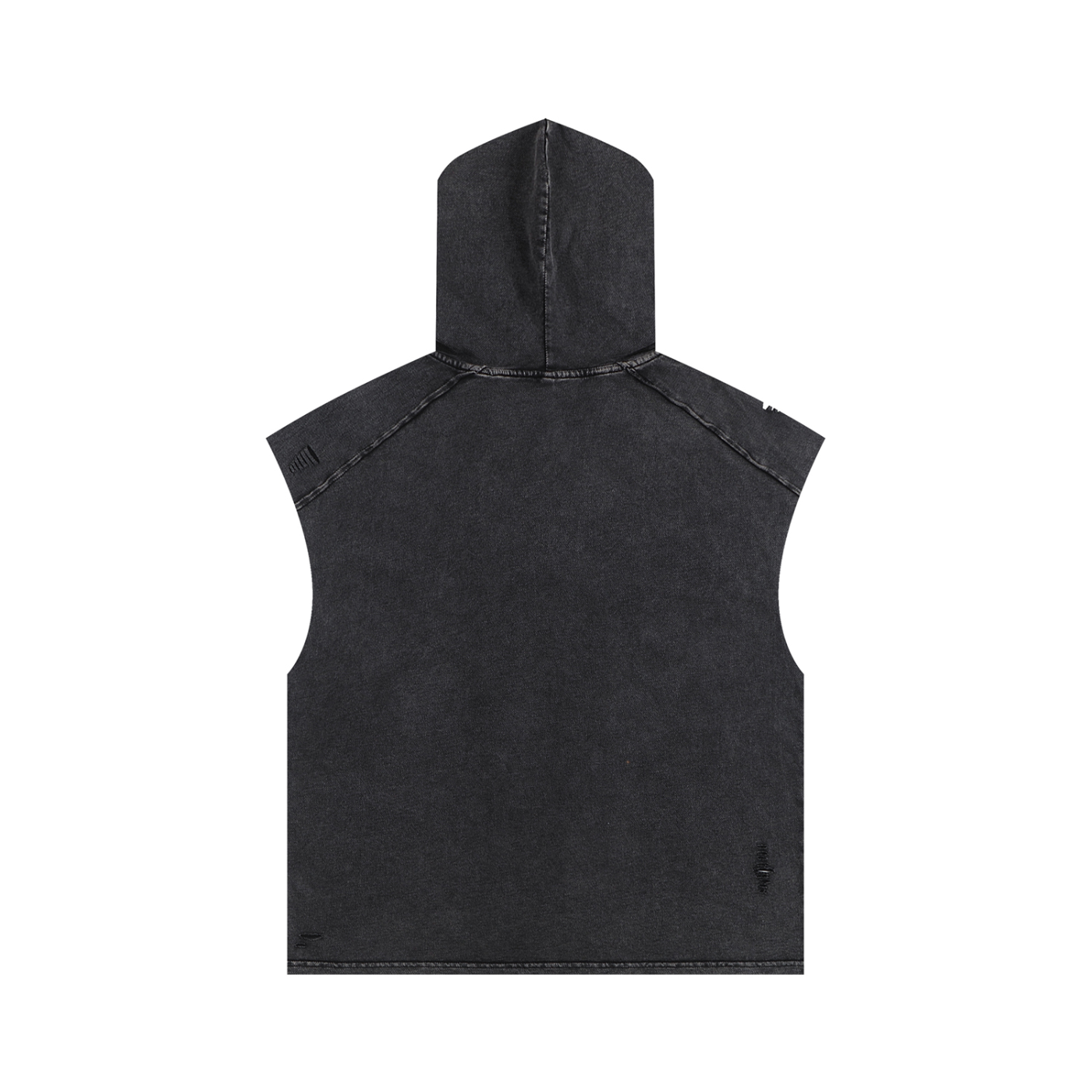 Lil Lassie = Unisex Snow Washed Boxy Hooded Tank Top