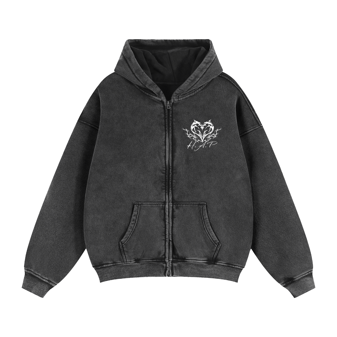 U like sigilism? // Unisex Zip-Through Boxy Hoodie
