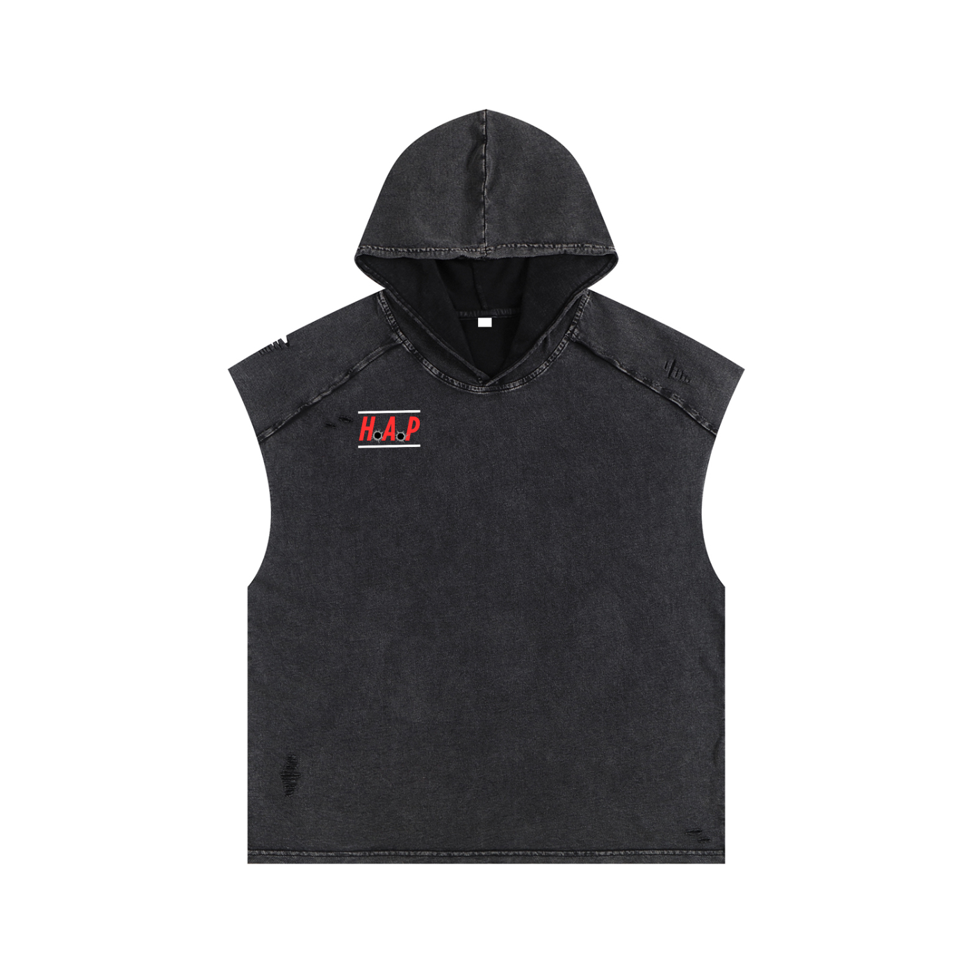 Love. Lies. Bleeding. Movie Aesthetic // Snow Washed Boxy Hooded Tank Top