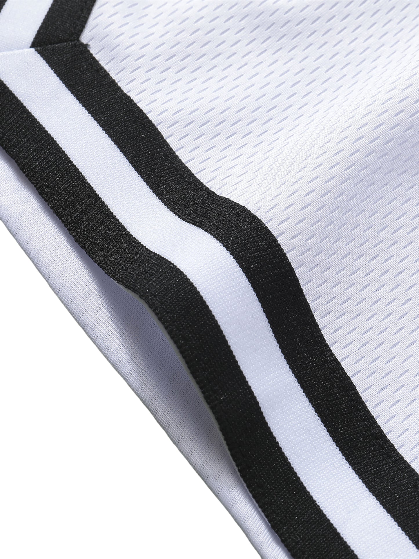 LOVE. LIES. BLEEDING // Classic Stripe Trim Basketball Shorts