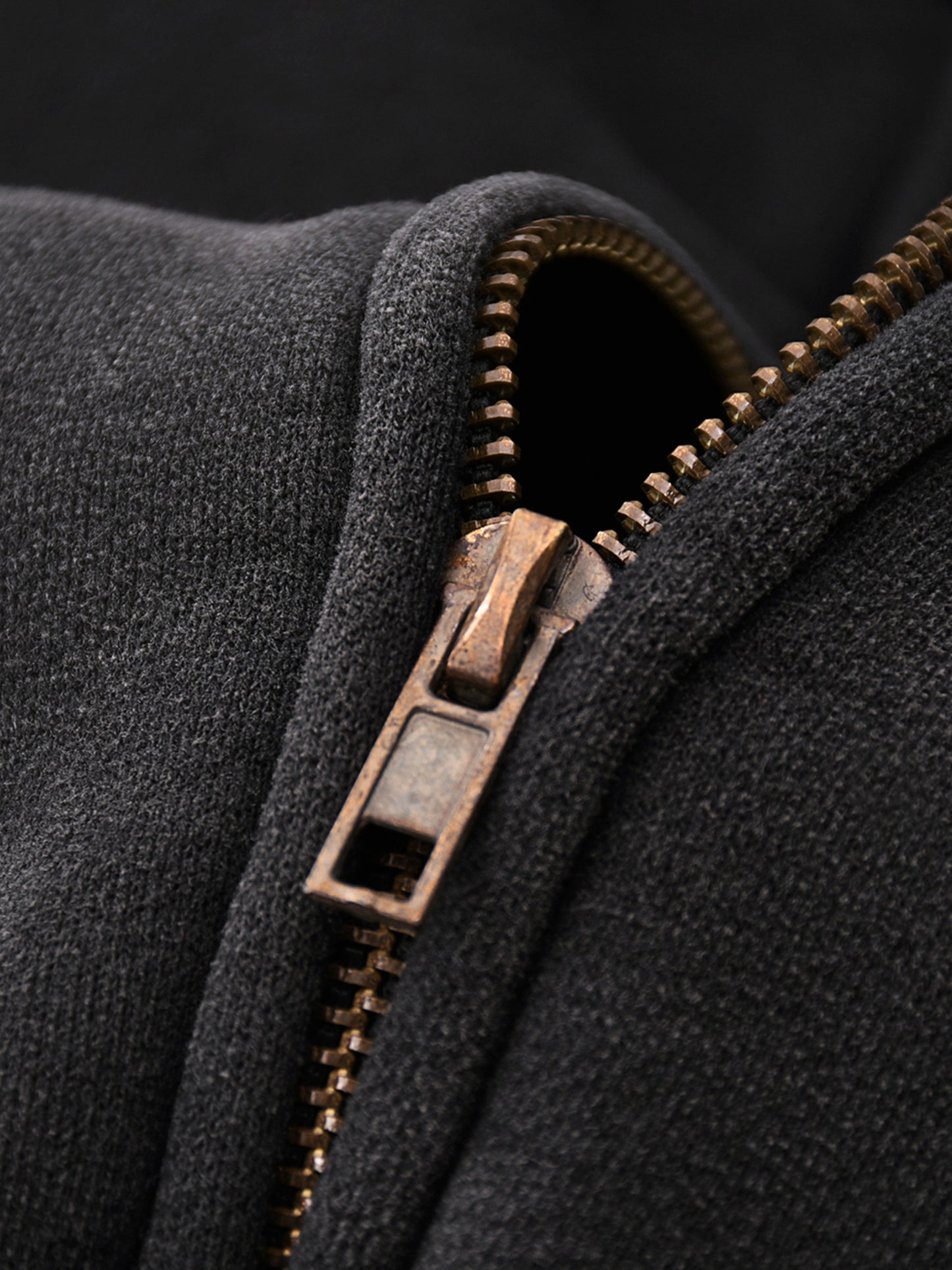 YOU'RE MY MUSE // Unisex Sunfade Two-way Zipper Boxy Hoodie