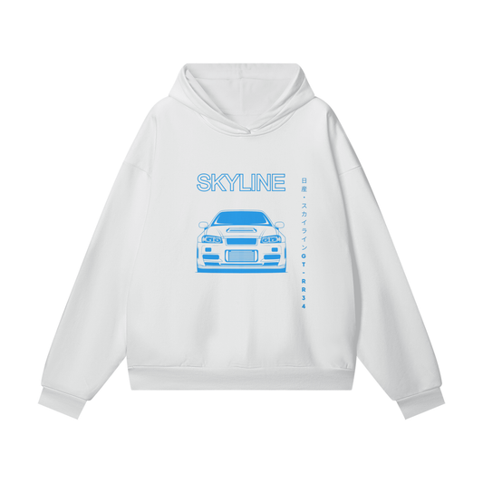 Fashion & Furious  // Unisex Oversize Heavyweight Hidden Pocket Fleece Hoodie - 460 GSM