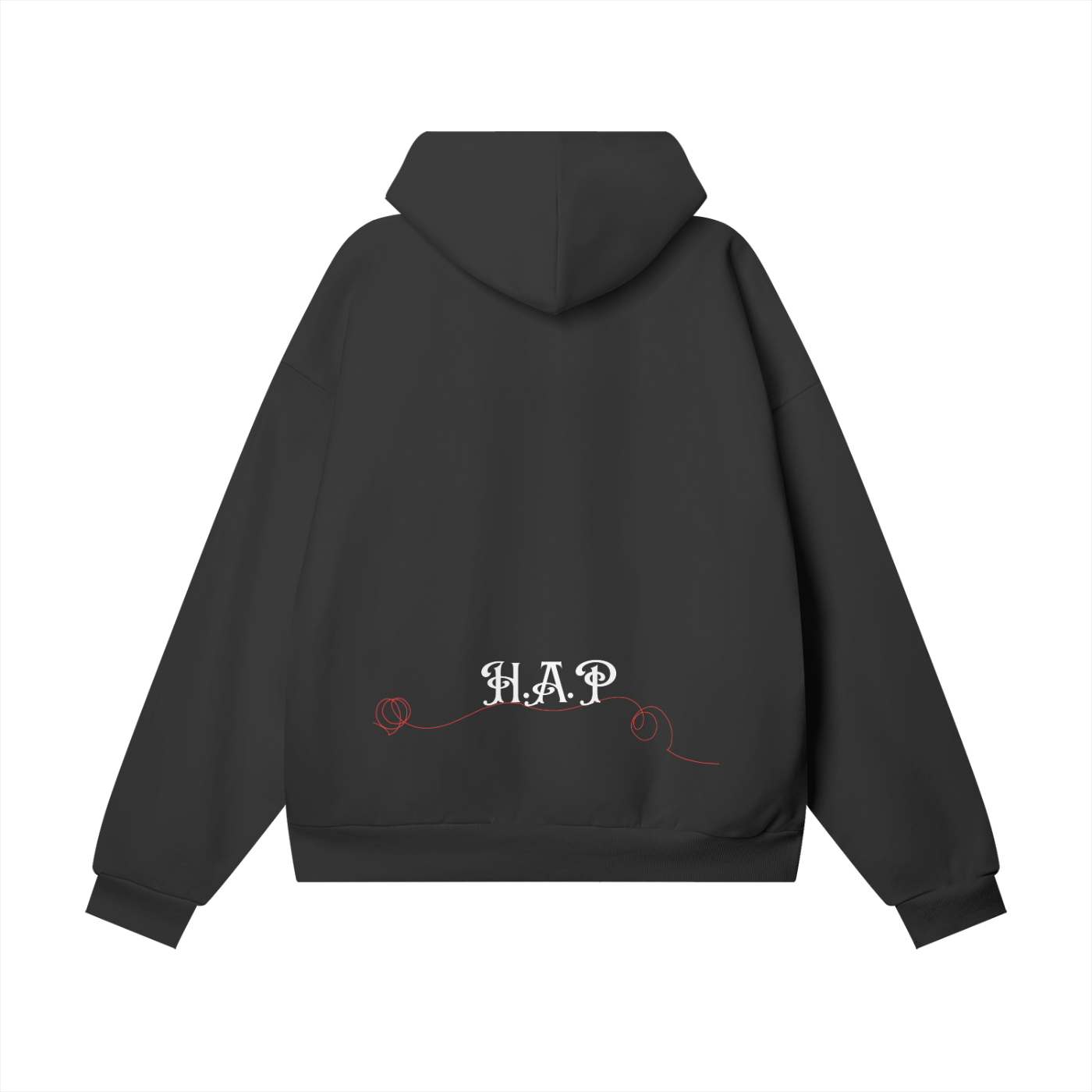 Red String Of Fate // Oversize Heavyweight Hidden Pocket Fleece Hoodie