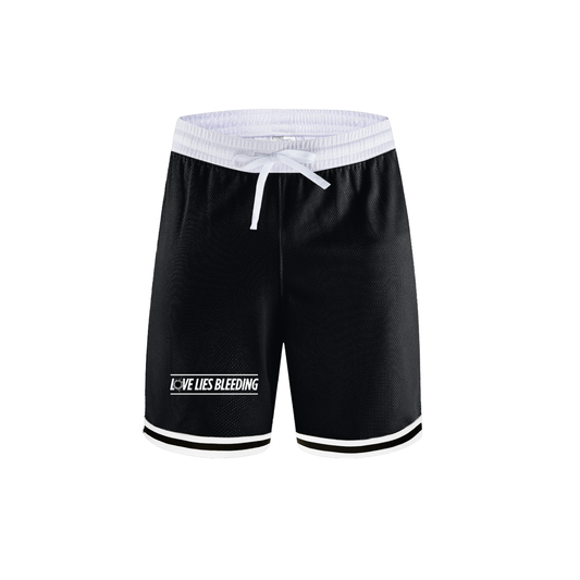 LOVE. LIES. BLEEDING // Classic Stripe Trim Basketball Shorts