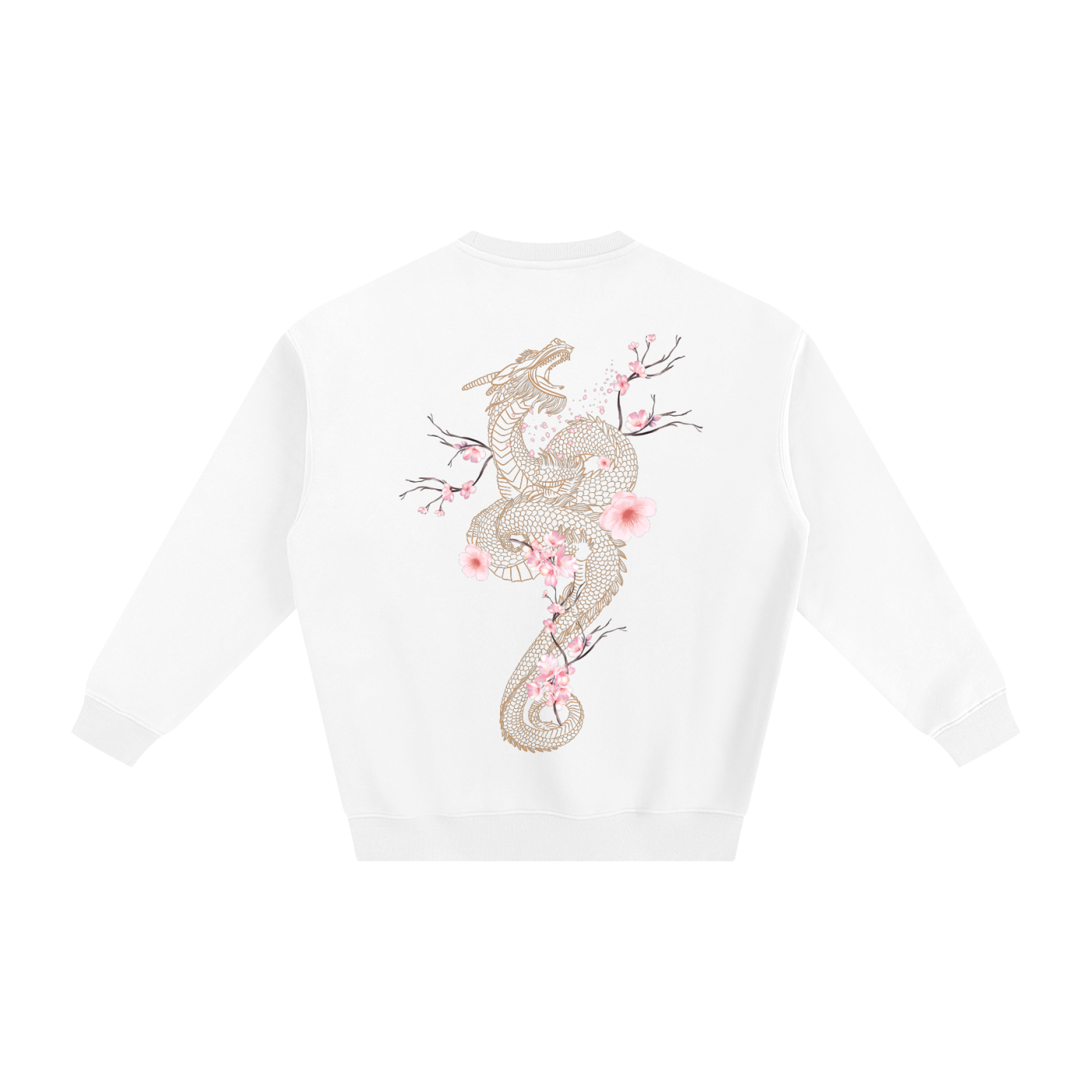 Cherry Dragon // Unisex Fleeced Sweatshirt