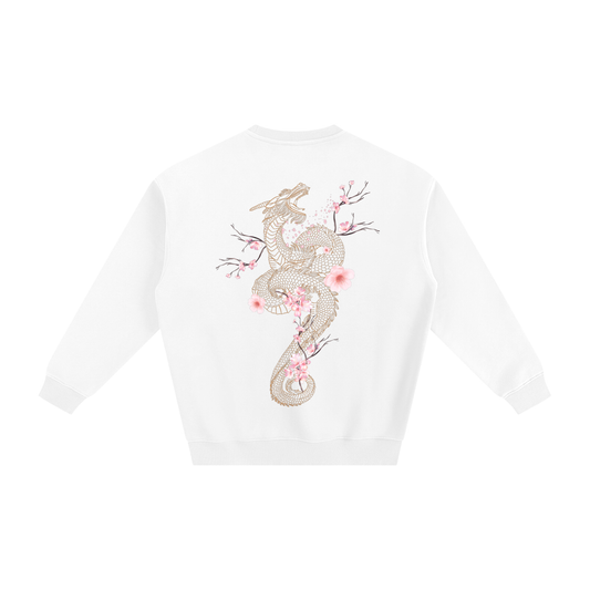 Cherry Dragon // Unisex Fleeced Sweatshirt