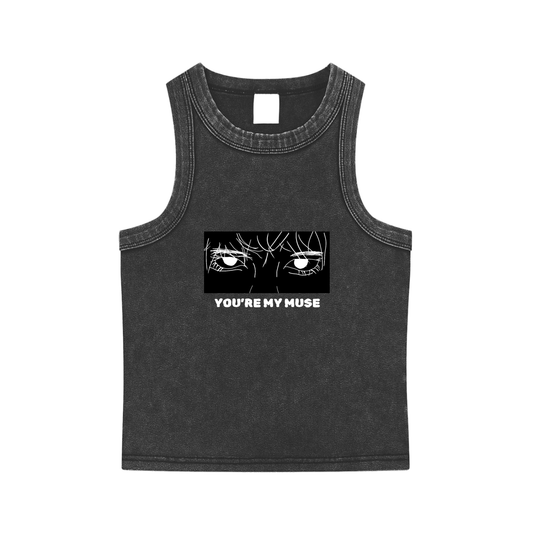 YOU'RE MY MUSE // Women's Snow Washed Tank Top