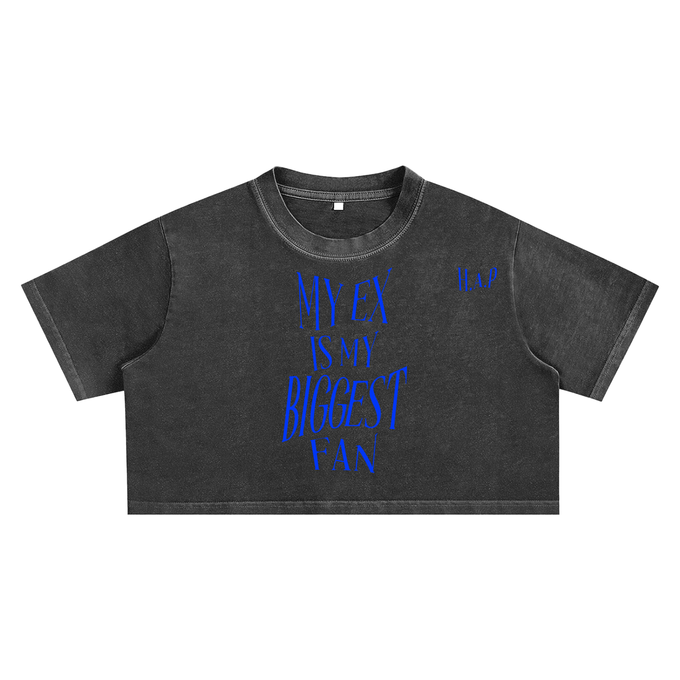 Got a message for ur EX? // Snow Washed Crop Top
