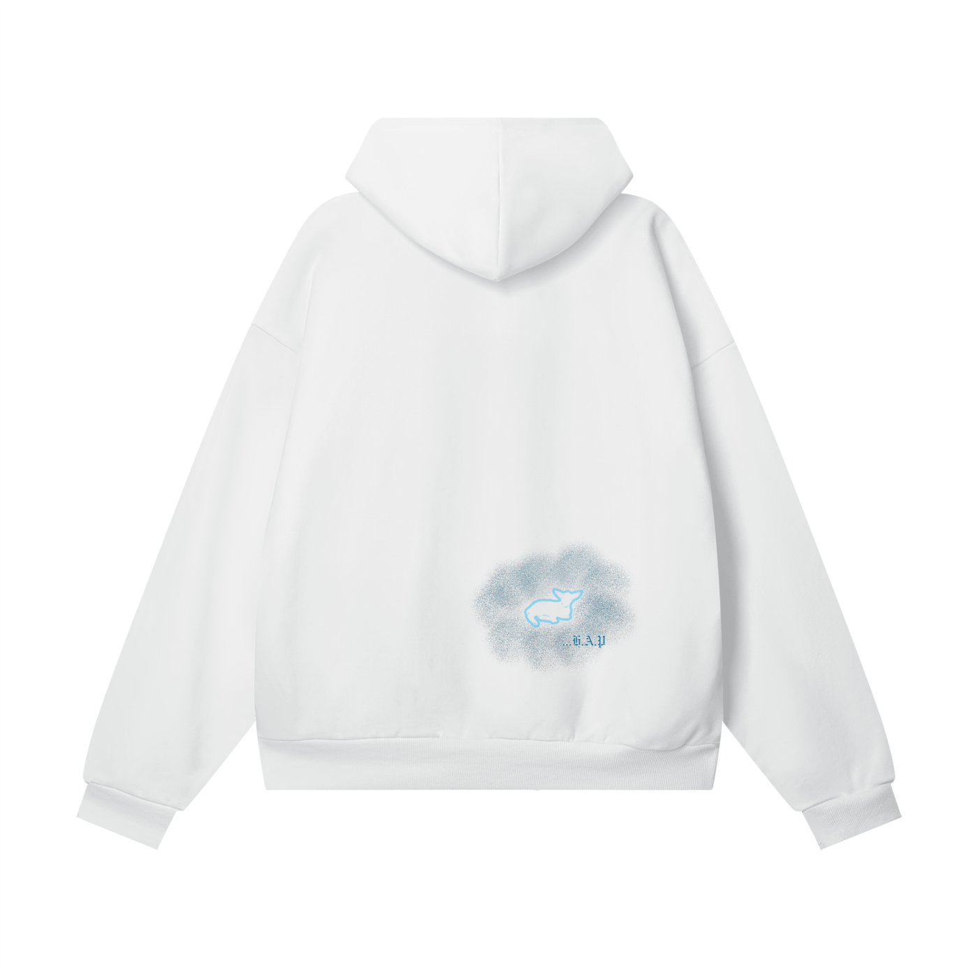 ...And so the wolf fell inlove with the lamb // Unisex Oversize Heavyweight Hidden Pocket Fleece Hoodie - 460 GSM