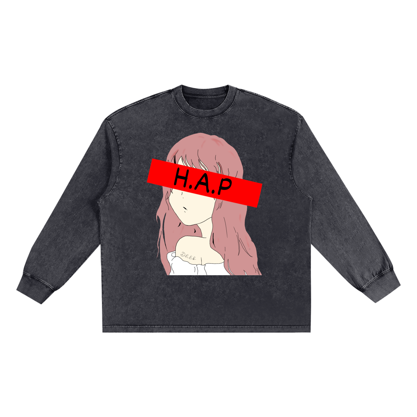 Delilah // Washed Oversize Long Sleeve T-shirt