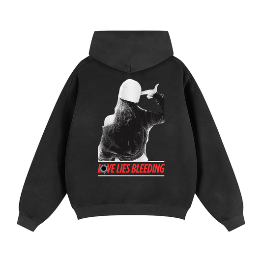 Love. Lies. Bleeding. Movie Aesthetic // Unisex Sunfade Two-way Zipper Boxy Hoodie