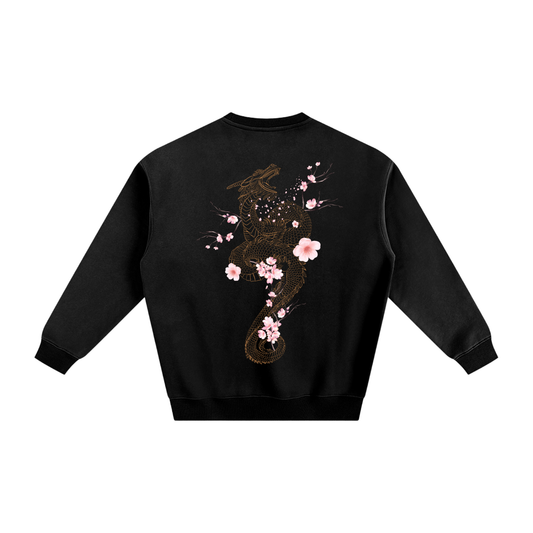Cherry Dragon // Unisex Fleeced Sweatshirt