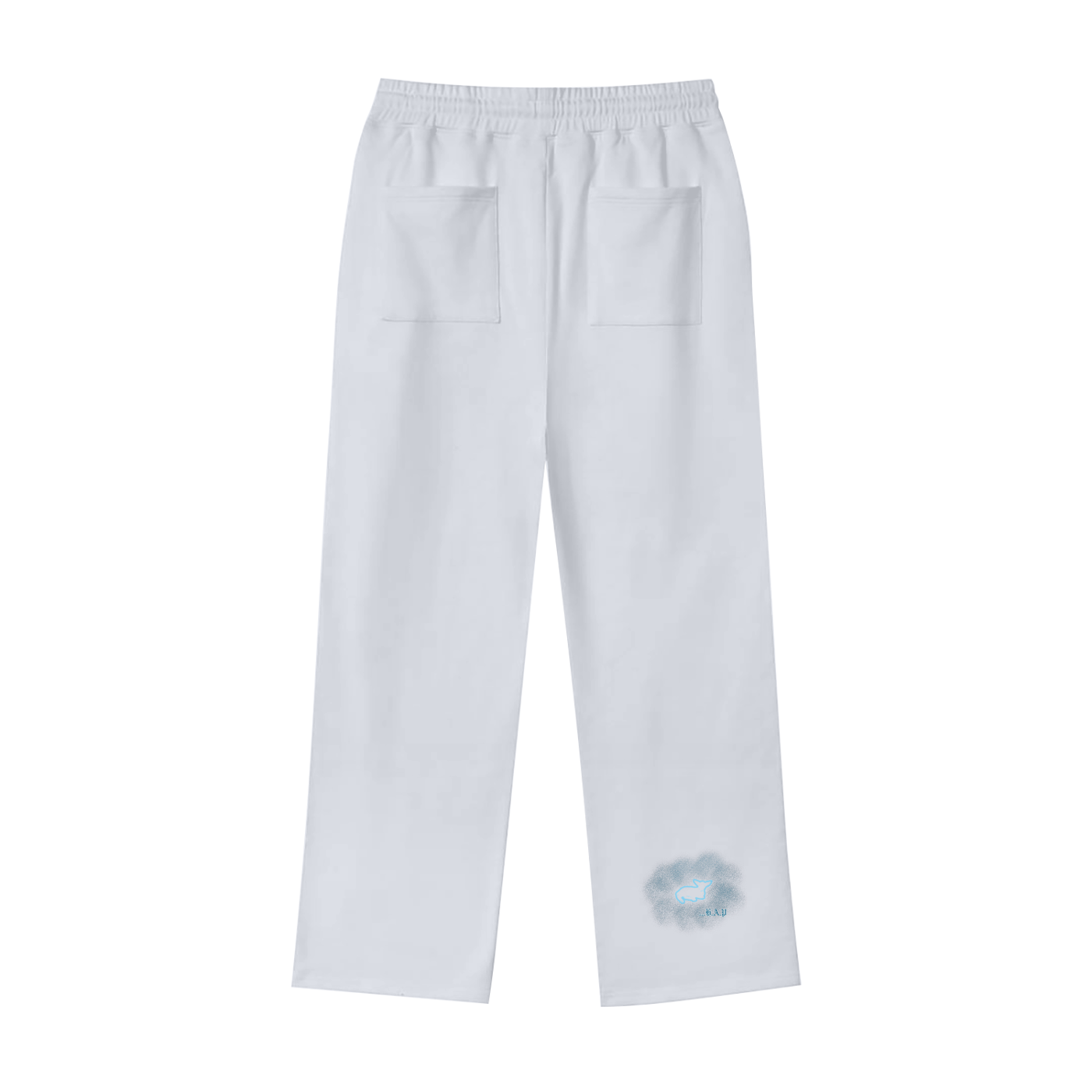 ...And so the wolf fell inlove with the lamb // Unisex 100% Cotton Fleece Straight Wide Leg Jogger