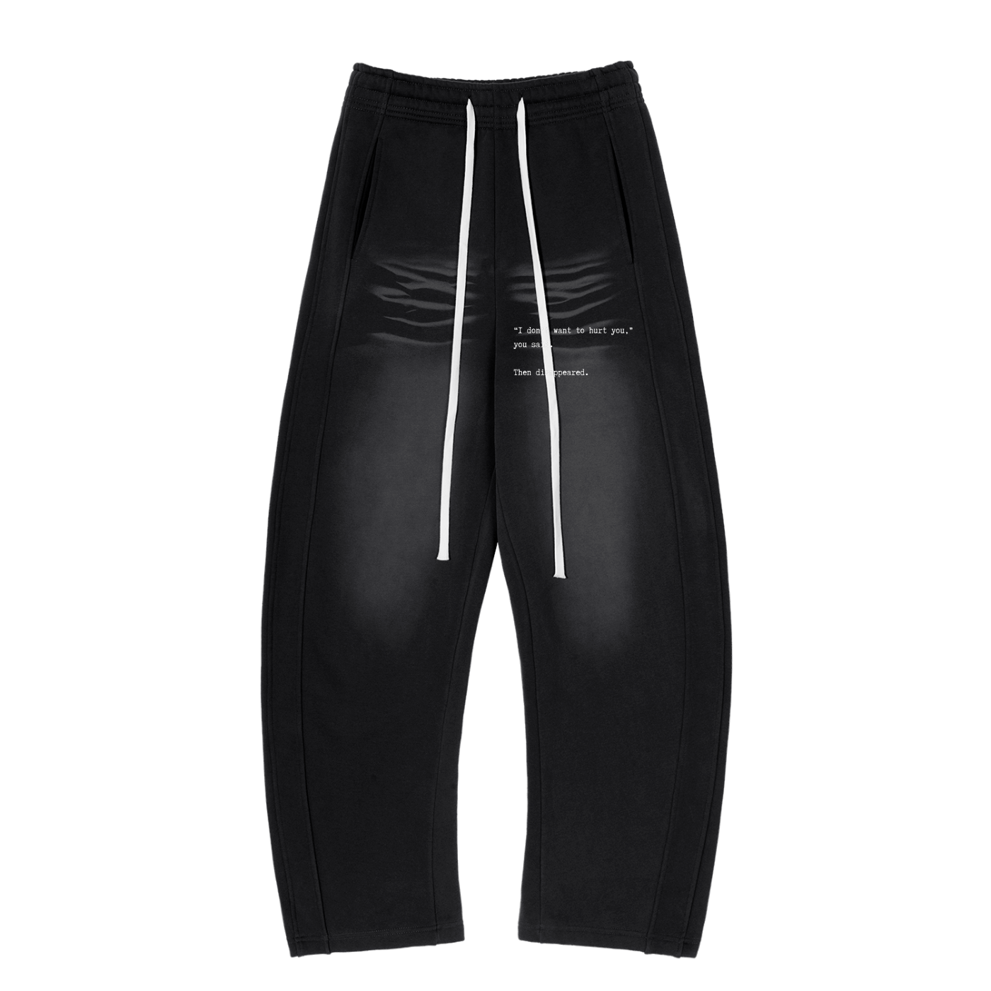 You Disappeared // Unisex Sunfade Curved Blade Sweatpants