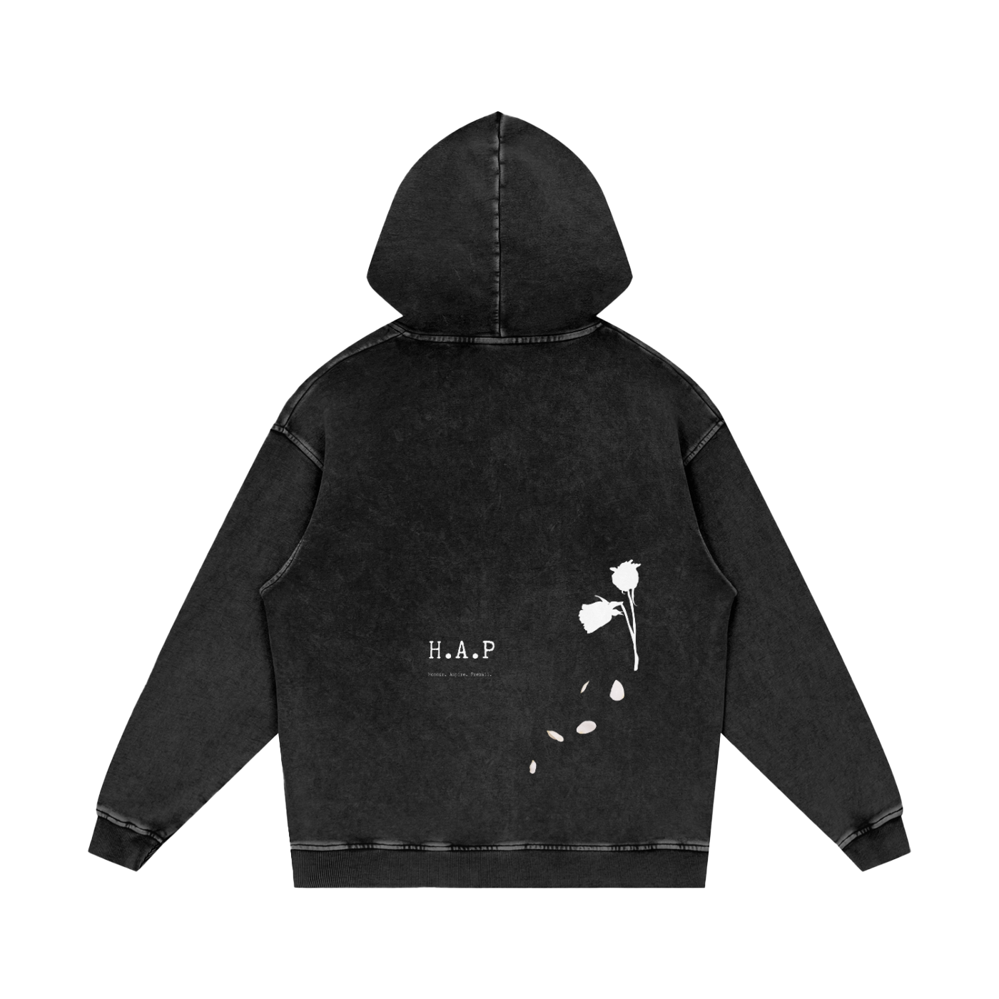 You Disappeared // Unisex Acid Wash Oversize Hoodie - 420 GSM