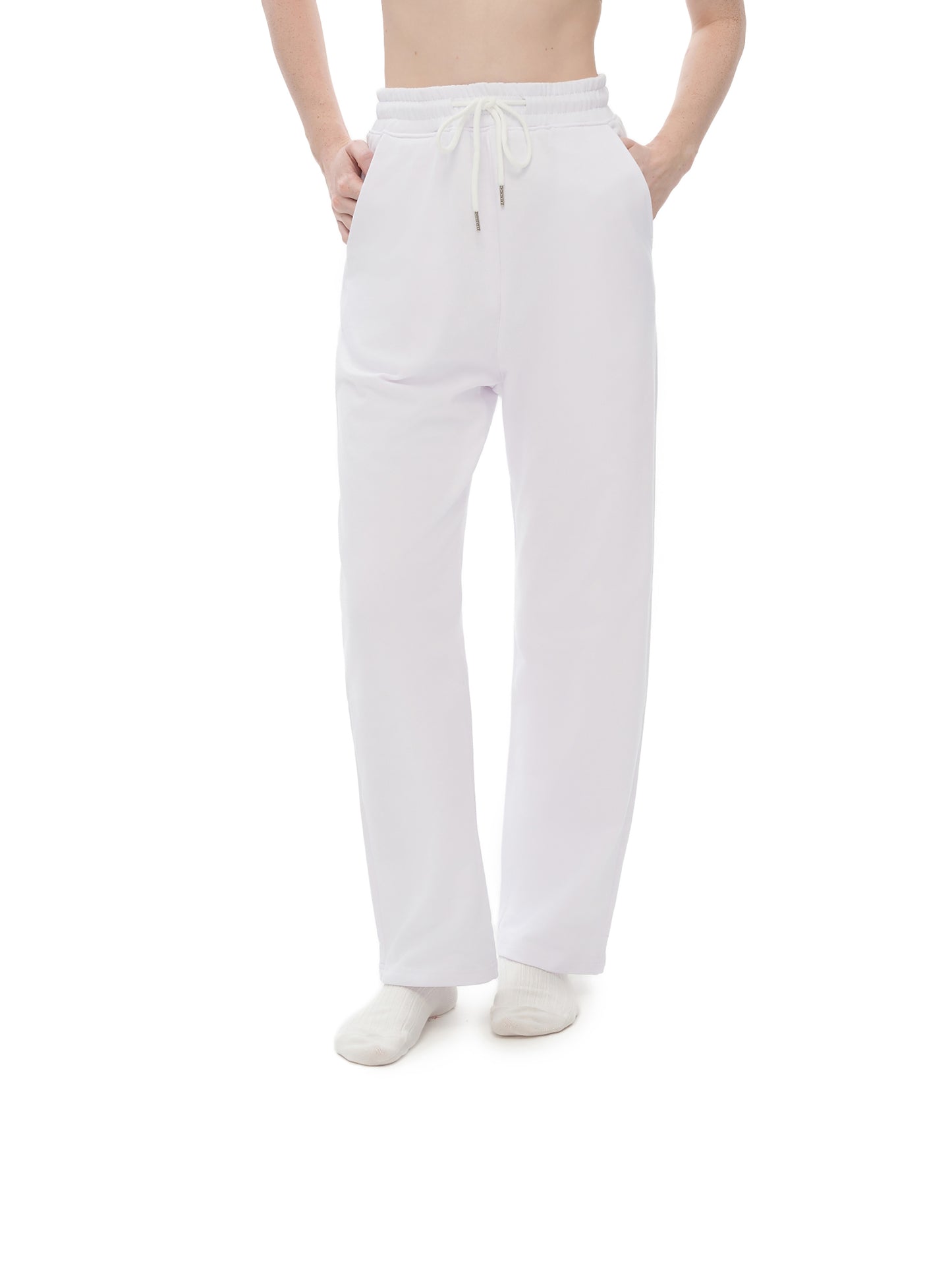 ...And so the wolf fell inlove with the lamb // Unisex 100% Cotton Fleece Straight Wide Leg Jogger