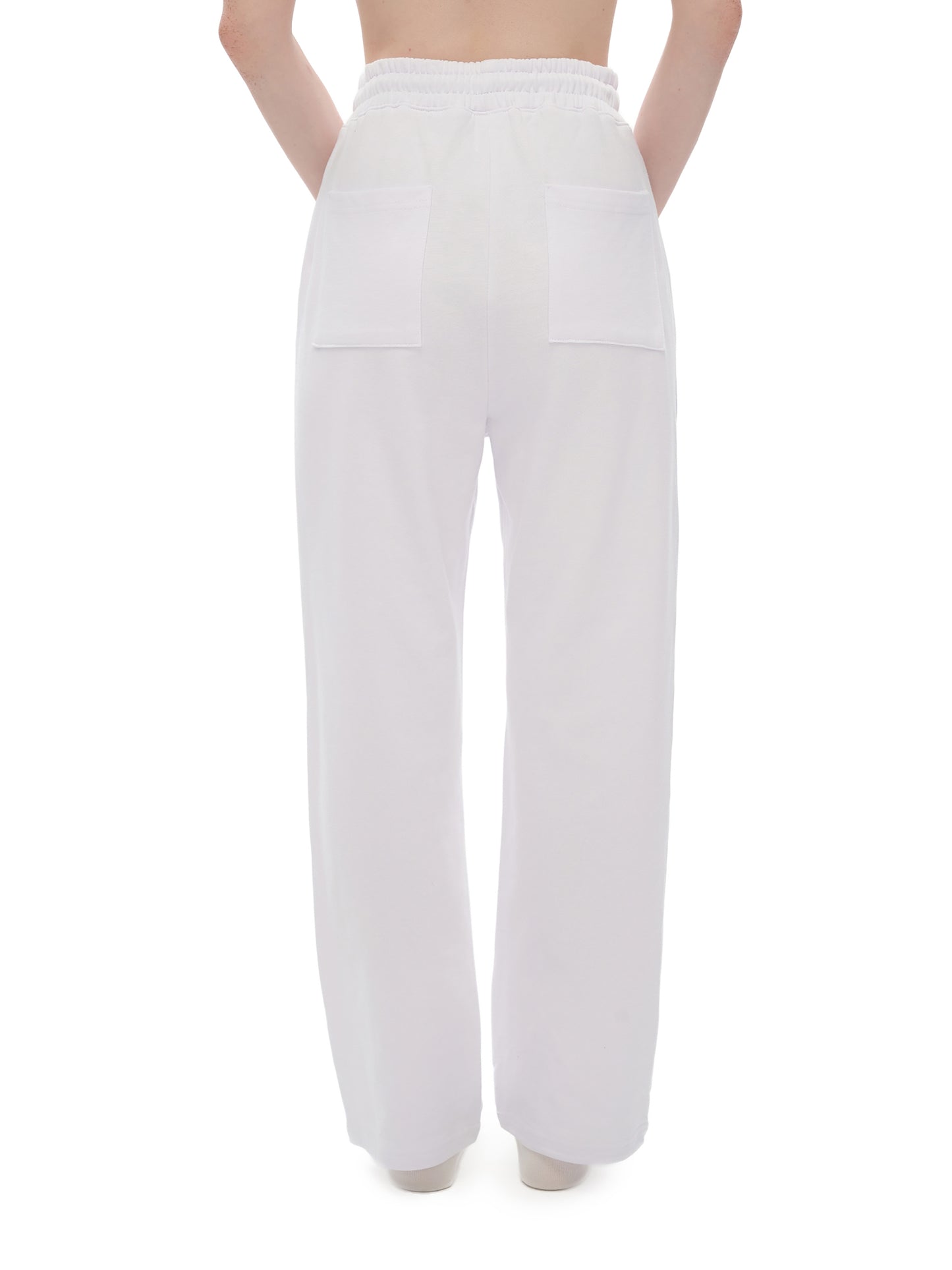 ...And so the wolf fell inlove with the lamb // Unisex 100% Cotton Fleece Straight Wide Leg Jogger