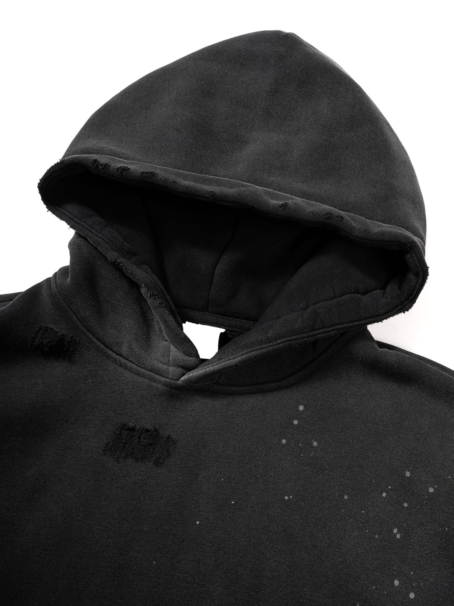 YOU'RE MY MUSE Fem Eyes vers // Unisex Vintage Wash Frayed Fleece Hoodie