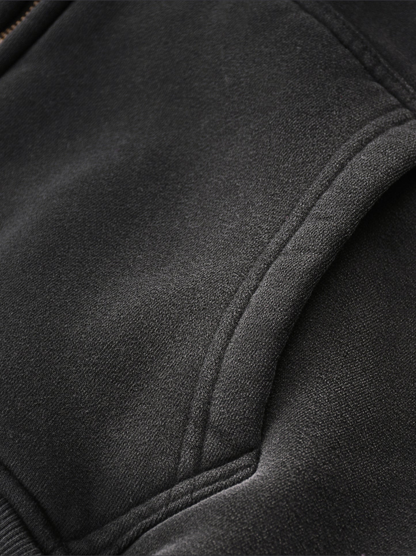 YOU'RE MY MUSE // Unisex Sunfade Two-way Zipper Boxy Hoodie